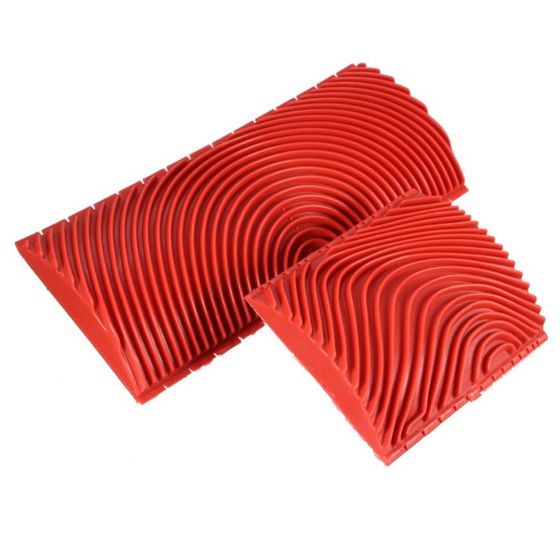 ROSENICE 2pcs M-shape DIY Wall Decoration Tool Graining Rubber Painting ROSENICE 2pcs M-shape DIY Wall Decoration Tool Graining Rubber Painting
