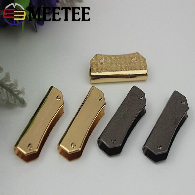 Meetee 35mm Luggage Wallet Edge Banding Metal Buckle Handbag