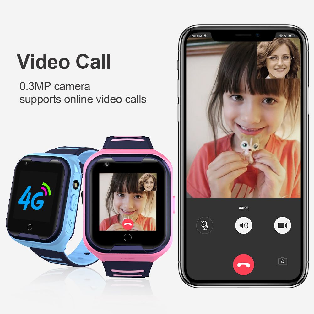 kids smart watch with video calling
