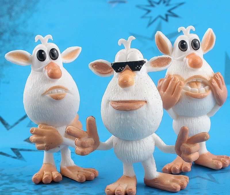 Best And Cheapest Anime Manga Of Anime Cartoon Russian Cartoon Booba Buba Cartoon Figures 6cm For Sale Dhgate Com