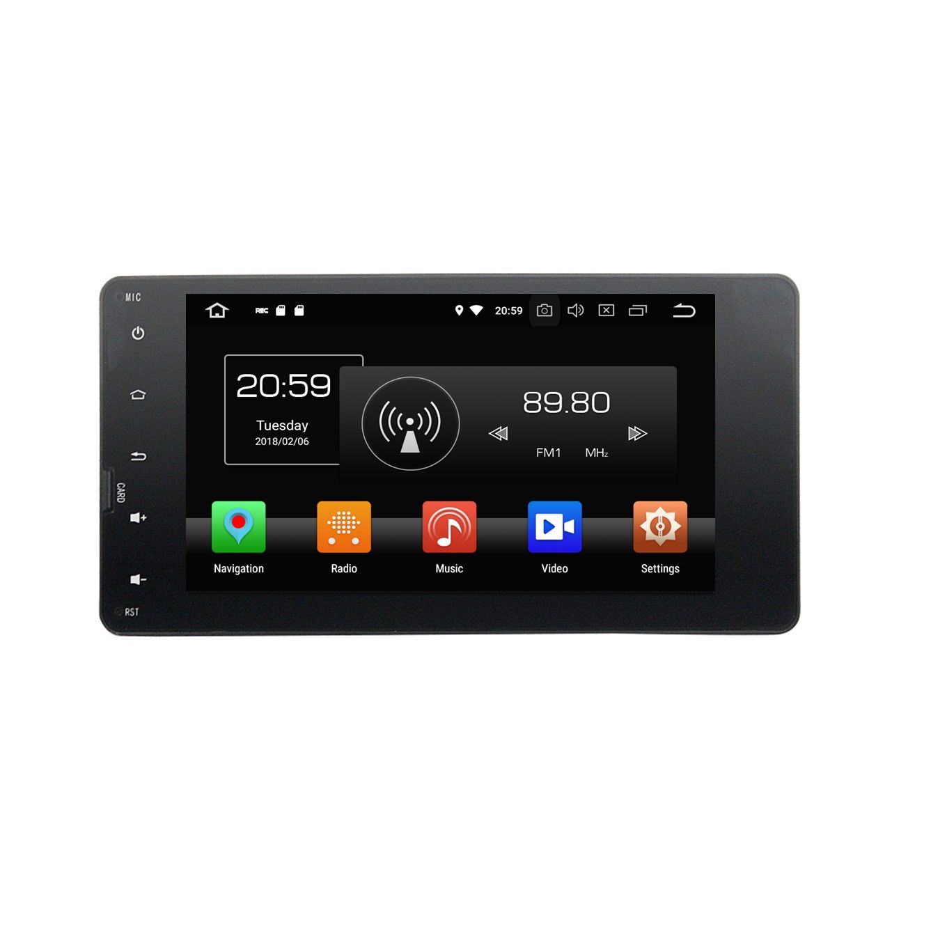 4GB RAM Octa Core 2 Din 7 Android 8.0 Car DVD Player For