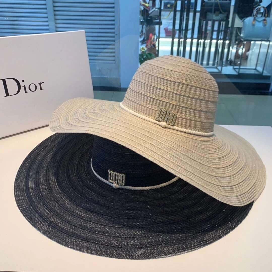 designer wide brim hats