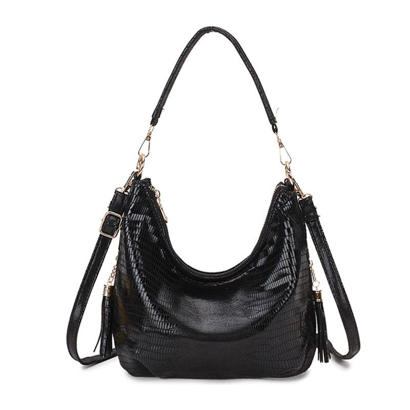 soft leather black crossbody bag