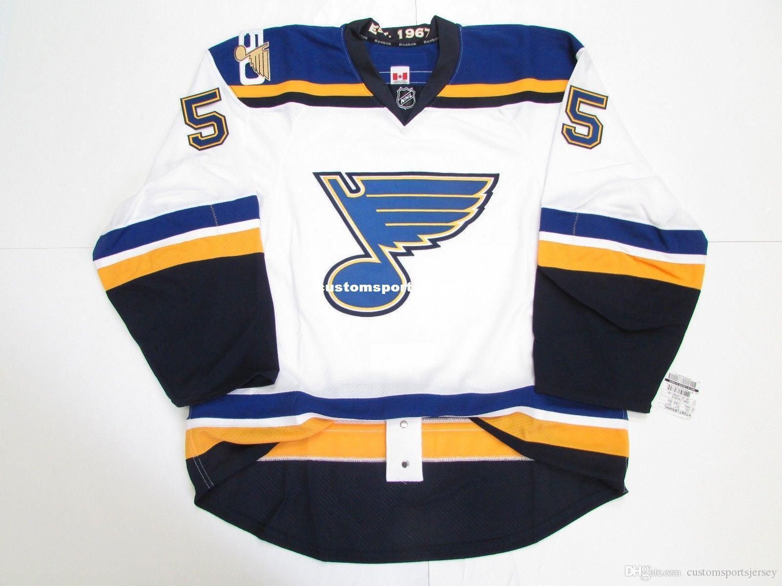 blues 50th jersey