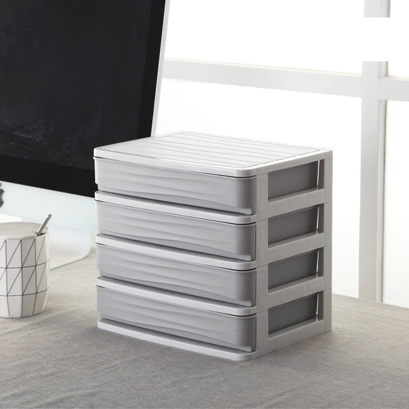 4 layer drawer-gray