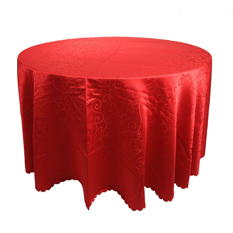 cheap round plastic tablecloth