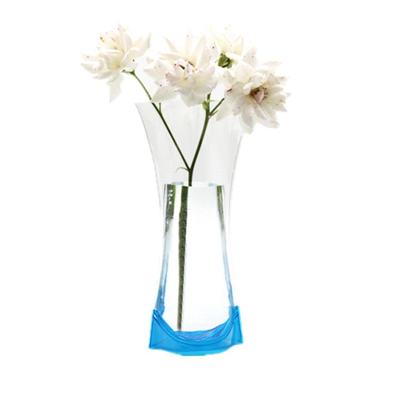 Unbreakable Foldable Reusable Plastic Flower Vase Creative Folding