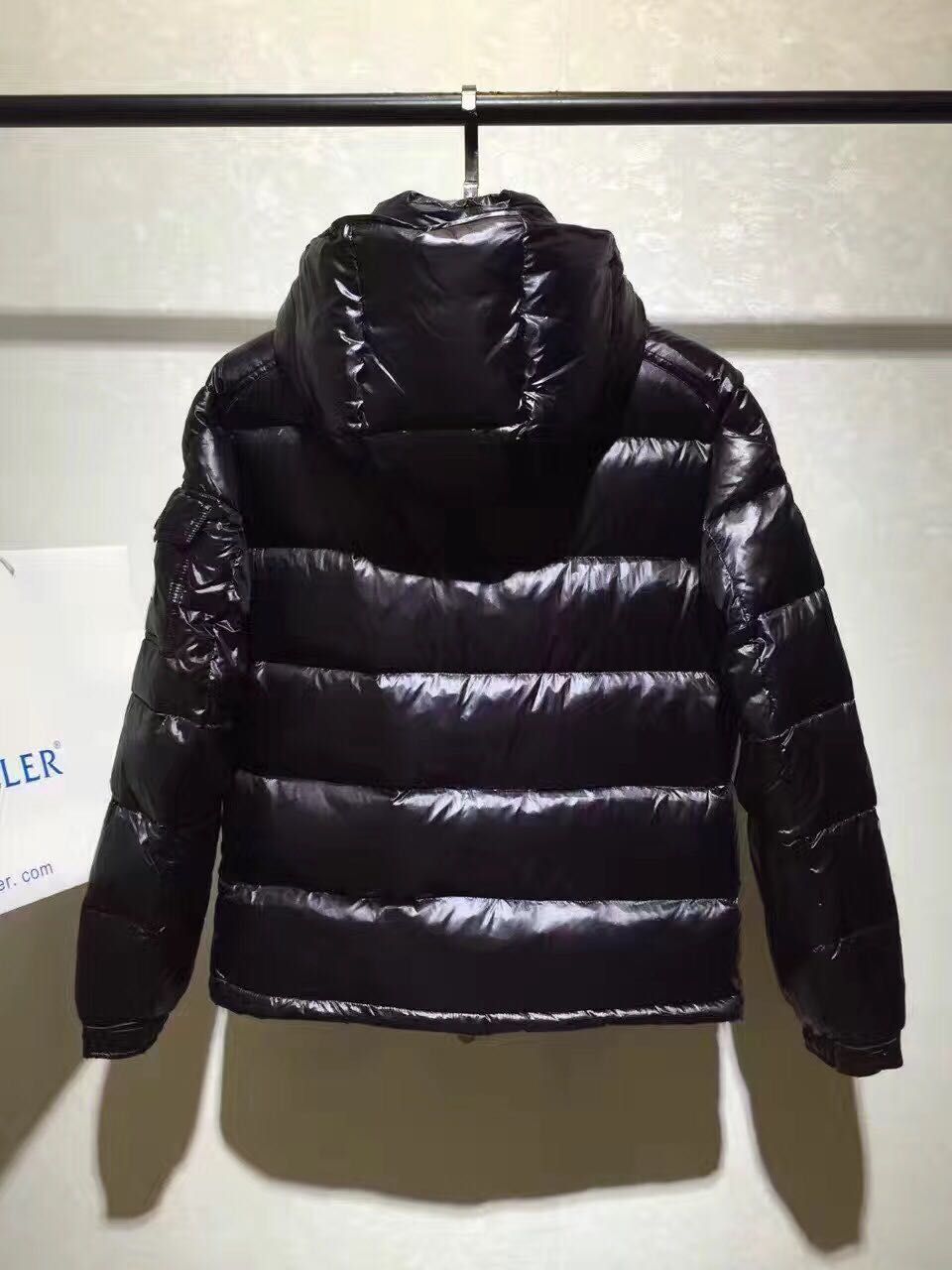 Doudoune vernis noir homme Clearance