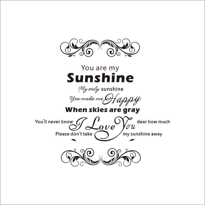 Wall Stickers Home Wall Decor English Proverbs For Kids Room