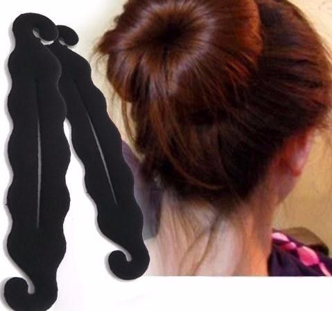 Women S Foam Sponge Device Donut Quick Bun Updo Headwear Hairclip