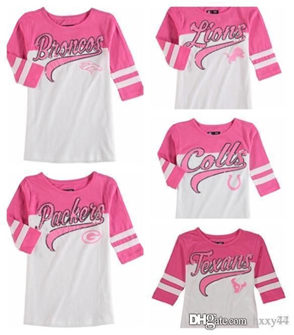 youth pink green bay packers jersey