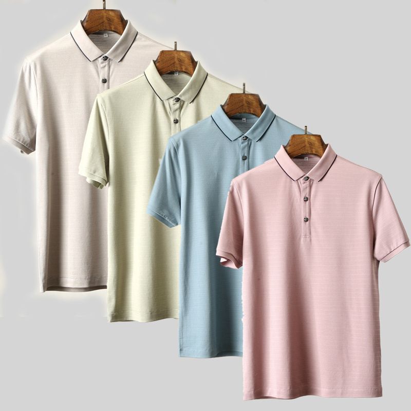 double mercerized cotton polo shirts