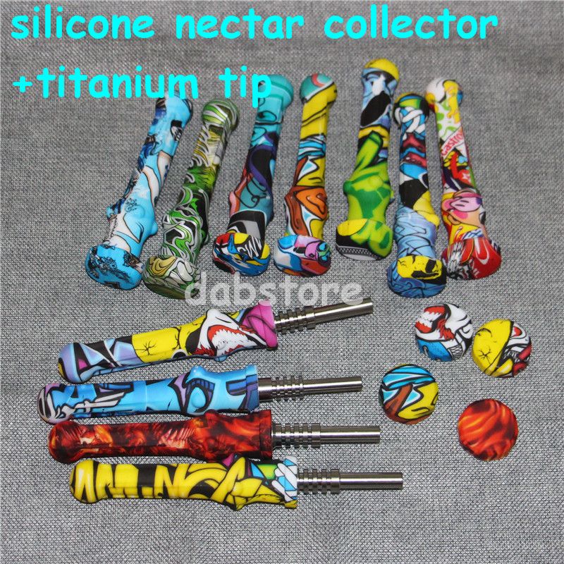 Satin Al Gr2 Titanyum Tip Dab Saman Yag Sondaj Silikon Elle Boru Renkli Silikon Nektar Nector Toplayici Kiti Konsantre Duman Boru Tl24 94 Tr Dhgate Com