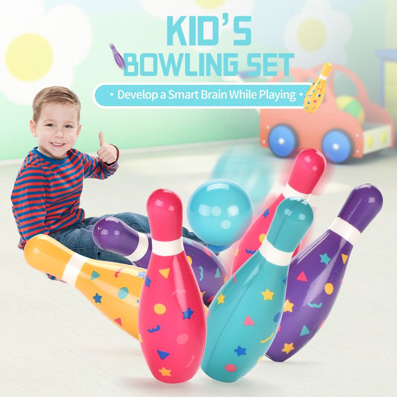 Satin Al Tw2005129 Cocuk Bowling Oyuncak Seti Pu Malzeme Yumusak Topu Coklu Oynama Yontemleri Tl31 88 Tr Dhgate Com