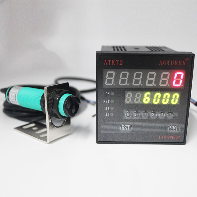 Pipeline Counter Photoelectric Infrared Switch Counter Sixdigit Band