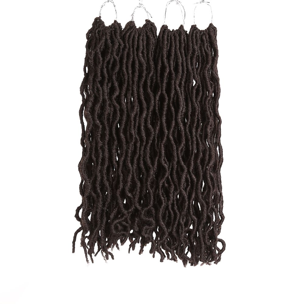 2019 Crochet Goddess Locs Hair Extensions Faux Locs Curly Crochet