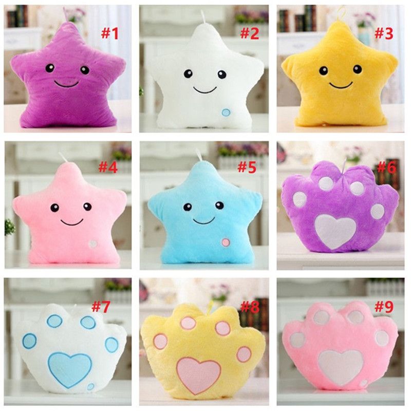 Led Light Up Pillow Luminous Soft Plush Toy Throw Pillows Love