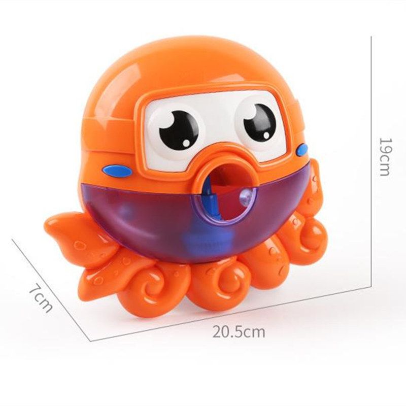 octopus bubble bath toy