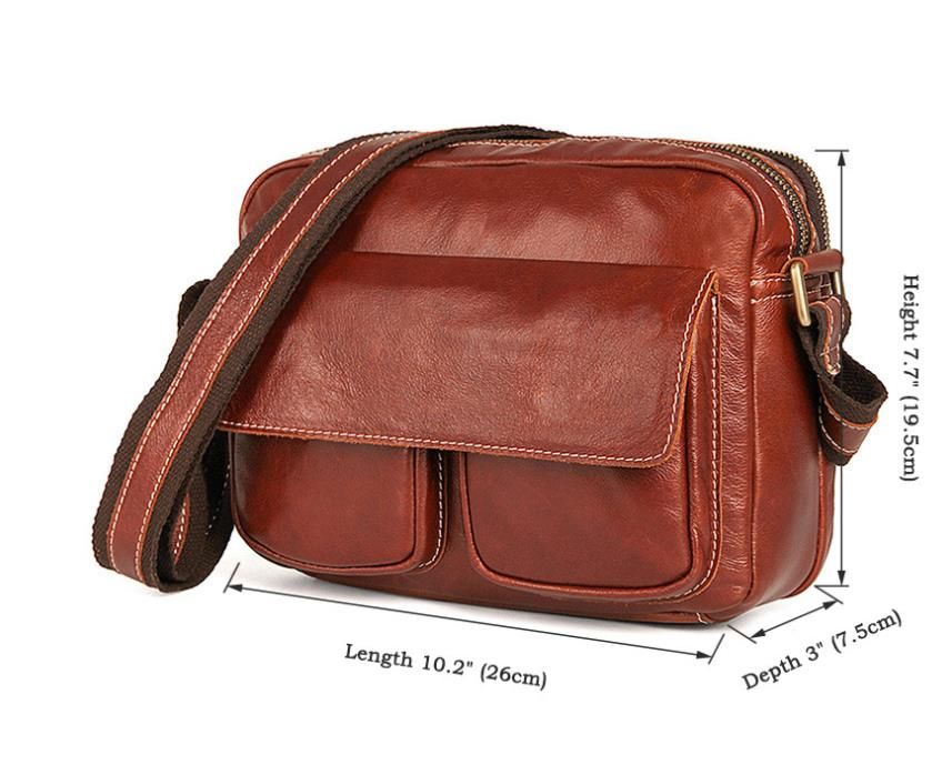 head leather holdall