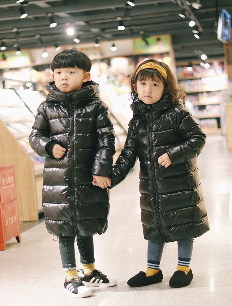toddler long down jacket