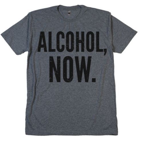 alcohol branded t shirts