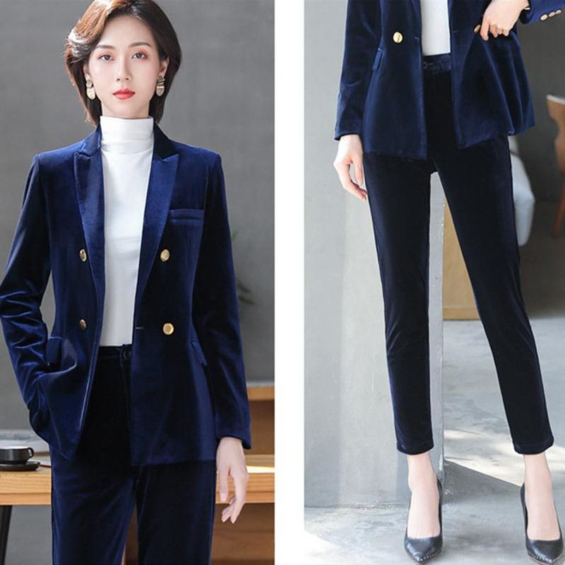 velvet women suits