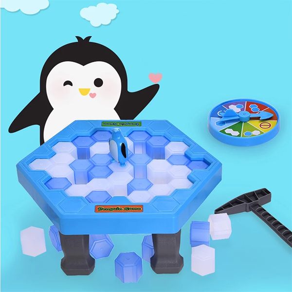 Jogo Pinguim Game Quebra Gelo Brinquedo Interativo Blocos