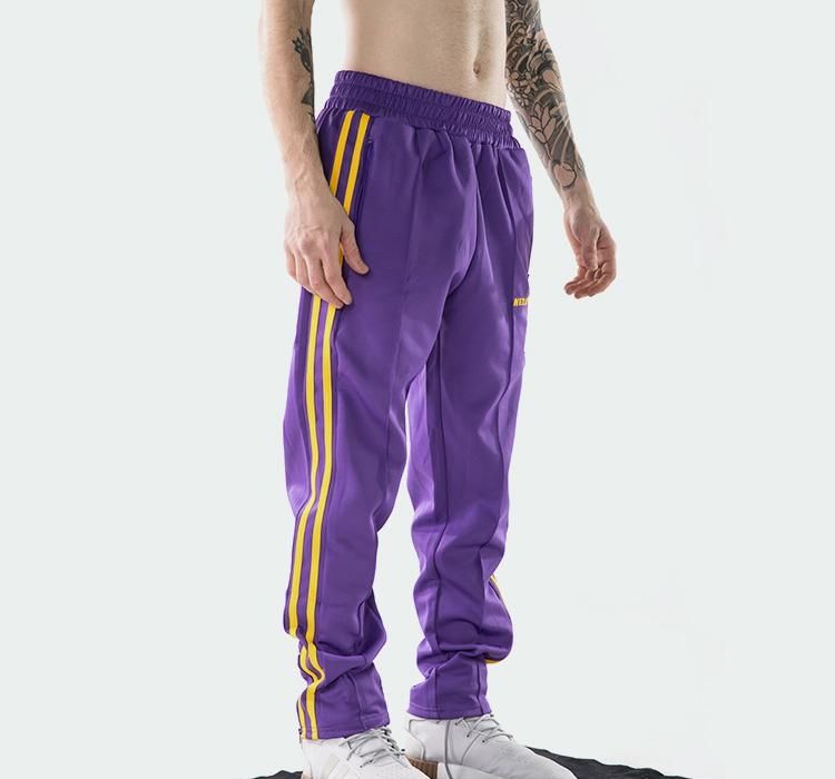 purple track pants mens