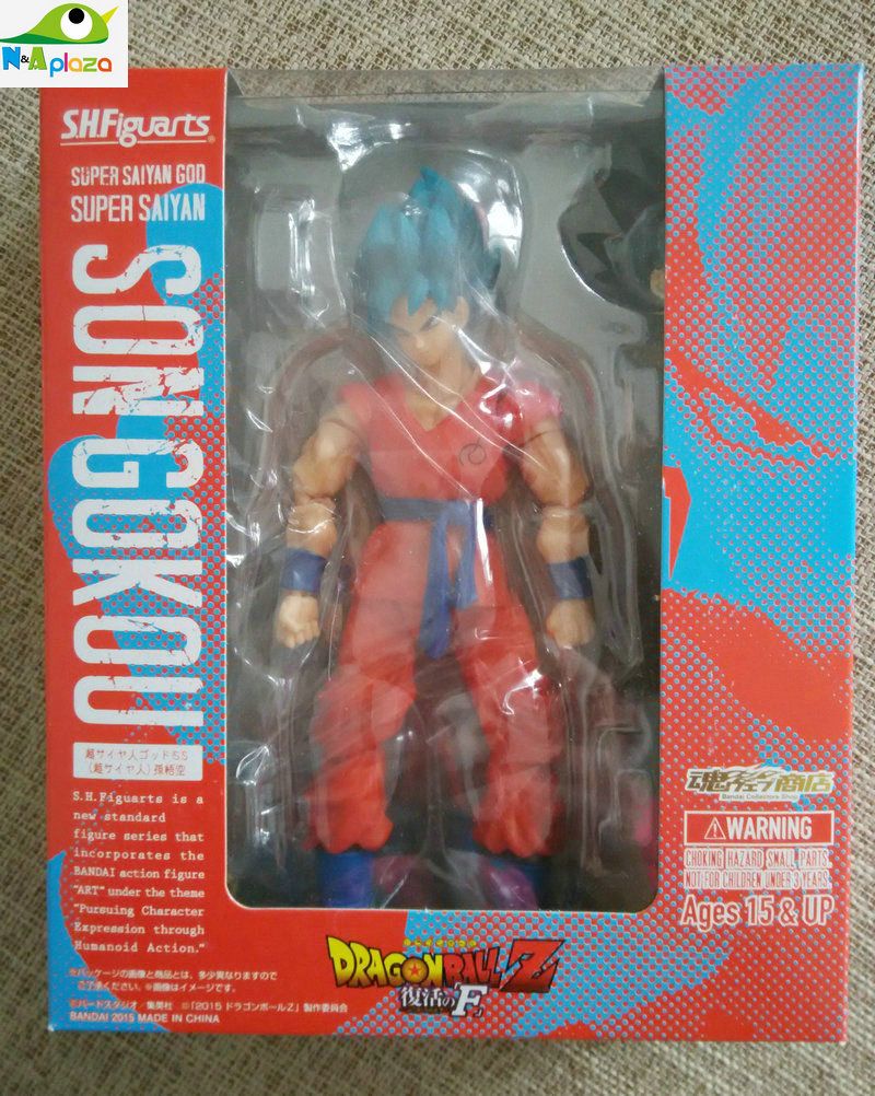 Figuarts Dragonball Super Broly Super Saiyan God Son Goku bleu figurine S.H