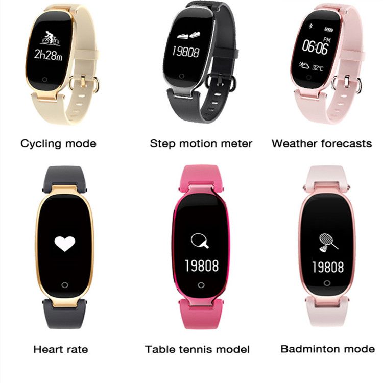 Bluetooth Waterproof S3 Smart Watch Fashion Women Ladies Heart Rate Monitor Smartwatch Relogio Inteligente For Android Ios Tyvek Wristbands Cheap Wearable Wristband From Eling23 25 13 Dhgate Com