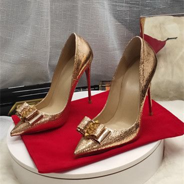 rose gold red bottom heels