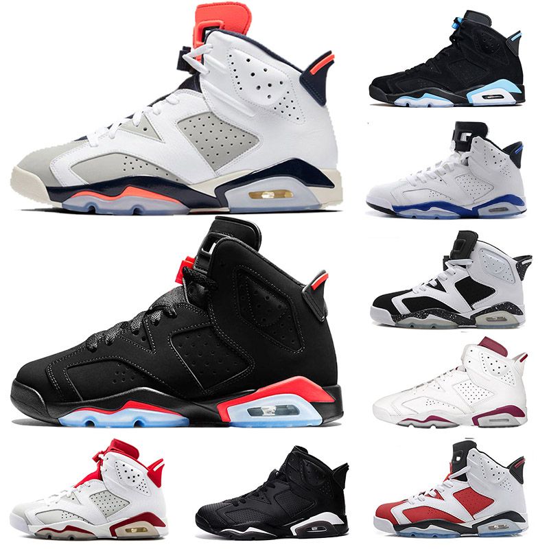 Nike Air Jordan Retro 6 Michael 6s Zapatillas De Baloncesto Tinker UNC Gato  Negro Blanco Infrarrojo Rojo Carmine Toro Hombre Diseñador Trainer Sport  Sneaker Tamaño 40 47 Por Fastion_shoes, 24,2 € | Es.Dhgate.Com