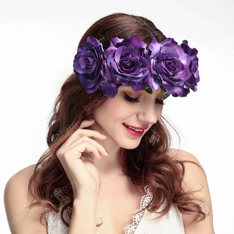 big flower crown