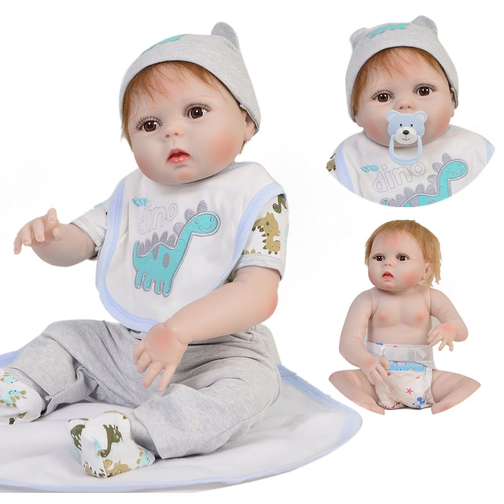 23 Inch Boneca Bebes Reborn Boy Full Body Silicone Vinyl Reborn Babies Dolls 57 Cm Realistic Newborn Dolls Children Fashion Gift Star Dolls Clothes For 14 Inch Dolls From Guichentoy, $104.67| DHgate.Com