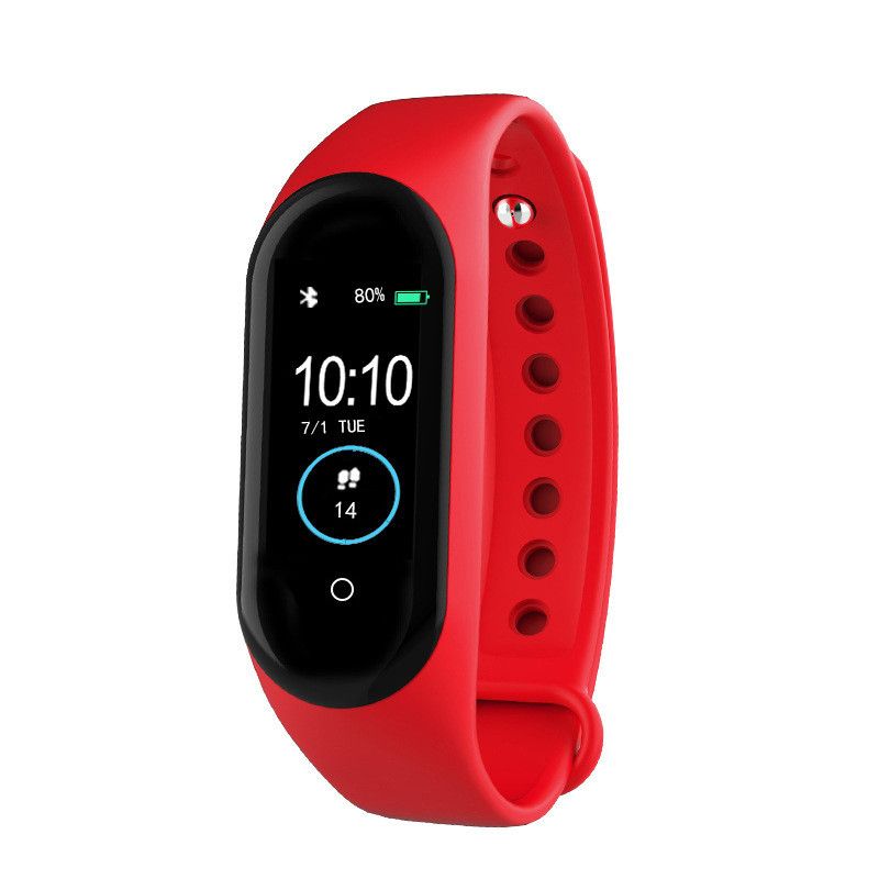 Reloj inteligente M4, pulsera deportiva, Monitor de ritmo cardíaco, presión  arterial, Smartband, pulsera de salud, rastreador de Fitness|Pulseras  inteligentes| - AliExpress