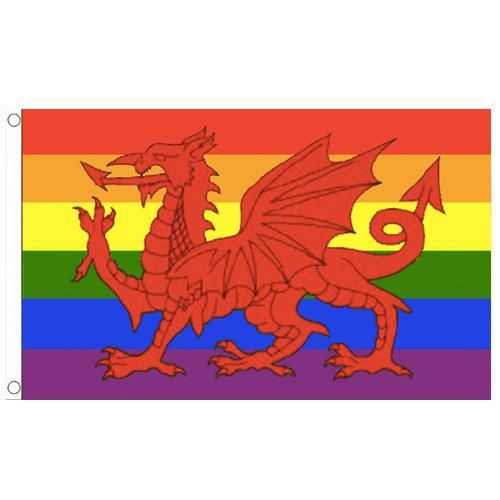 Buy Best And Latest Brand Rainbow Wales Flag Welsh Red Dragon Gay Pride Flag Custom Flags 100d 100 Polyester Outdoor Indoor Usage For Festival Hanging Advertising Dhgate Com