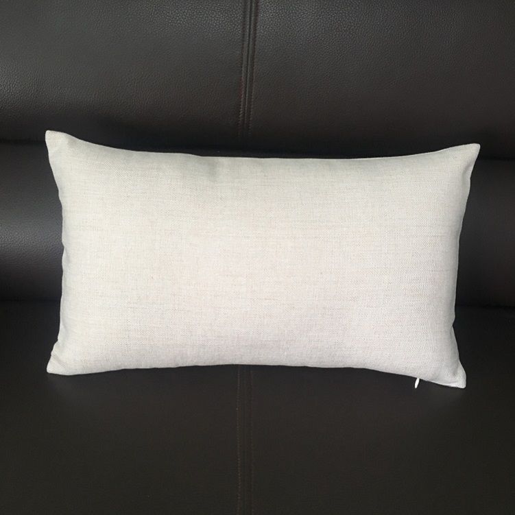 10x17 Inches Polyester Linen Pillow Cover Blanks For Sublimation
