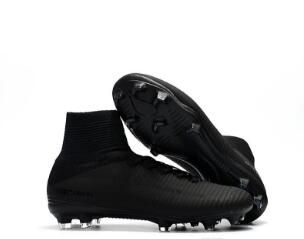 Compra Zapatos De Fútbol De Diseño Red Rainbow Blanco Rojo Mercurial  Superfly V FG Botines De Fútbol Botas De Fútbol De Tobillo Alto Zapatillas  De Deporte Ronaldo Sport Barato | Entrega Rápida
