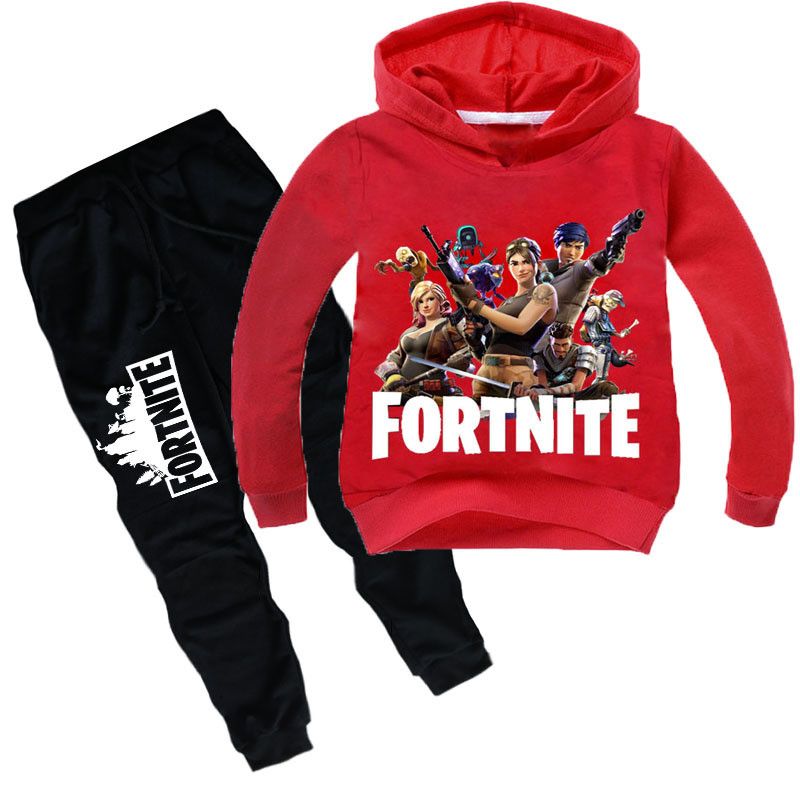 Fortnite Hoodies Conjuntos De Ropa Para Niños Chicos De Manga Larga + Pantalones Trajes Deportivos Fortnite Girls Ropa Para Sudaderas Moda De 9,58 € | DHgate