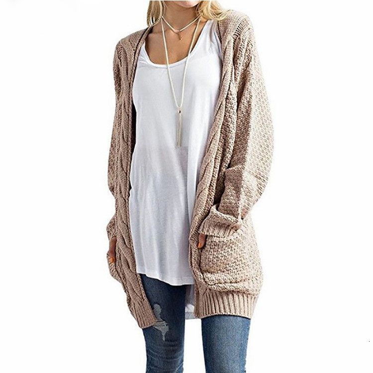 Long Sleeve Knitted Cardigans 