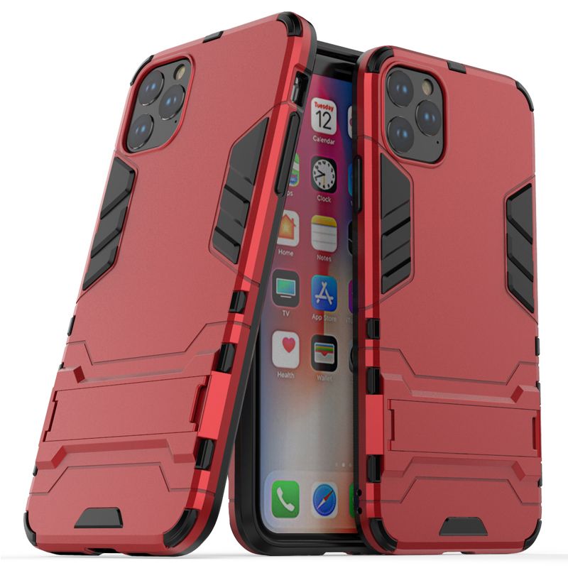 For Iphone 11 Pro Max Mobile Phone Case Iron Armor Cool Fall Proof