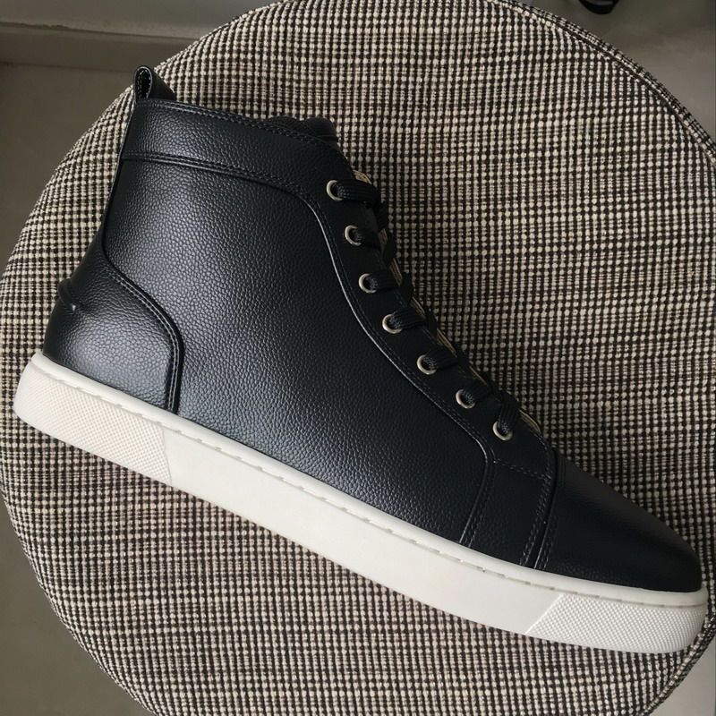 mens black high top sneakers with white soles