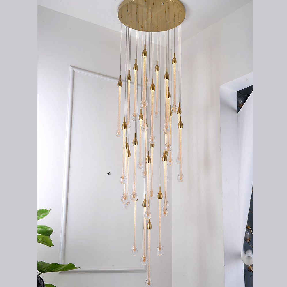 long drop pendant light