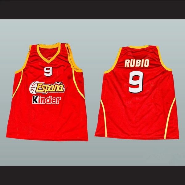 2020 Ricky Rubio Basketball Jersey Sewn 