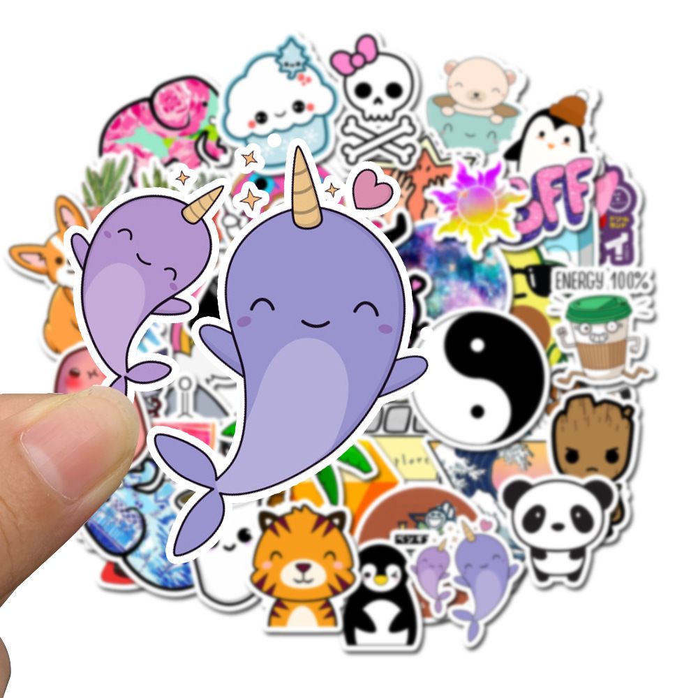 2020 Cool Summer Vsco Stickers Pack Pink Girl Anime Stiker For