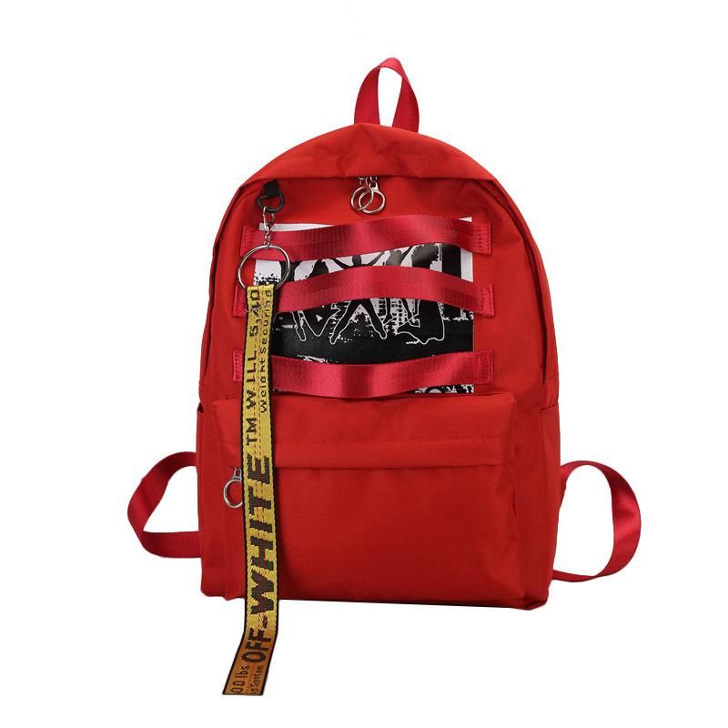off white pink backpack