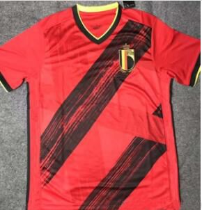 Choix des Supporters Nettoyage r/ép/étable RHSD Uniforme de Football pour Enfants Adultes De bruyne7 R.lukaku9 E.hazard10 Coupe deurope Belgique 2020 Nouveau T-Shirt de Football /à Domicile