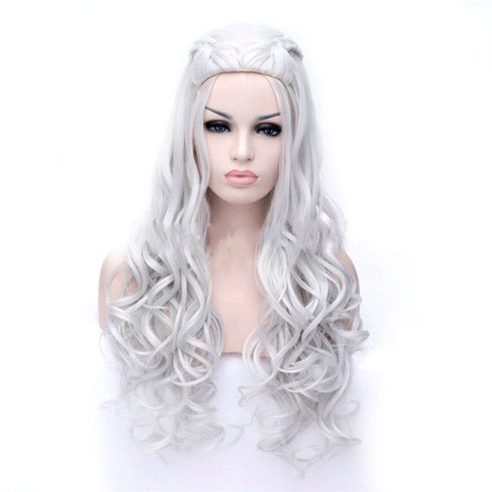 perruque blanche cosplay