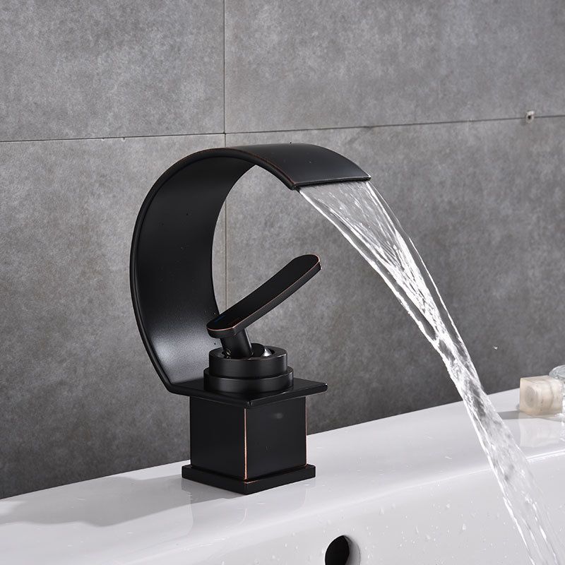 FSJIANGYUE Bathroom All Copper European Black Bronze Carved Bathroom Above Counter Basin Basin Faucet Bathroom Hot and Cold. Color : -, Size : - 