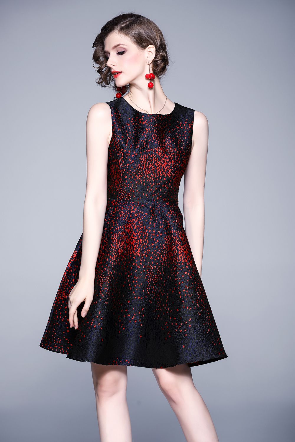 empire waist skater dress